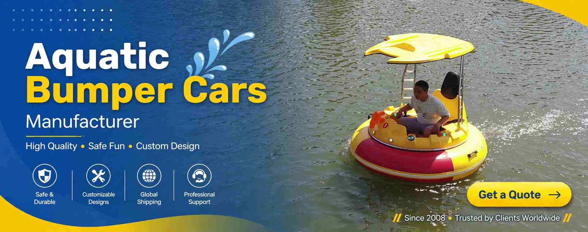Professional Aquatic Bumper Cars Manufacturer