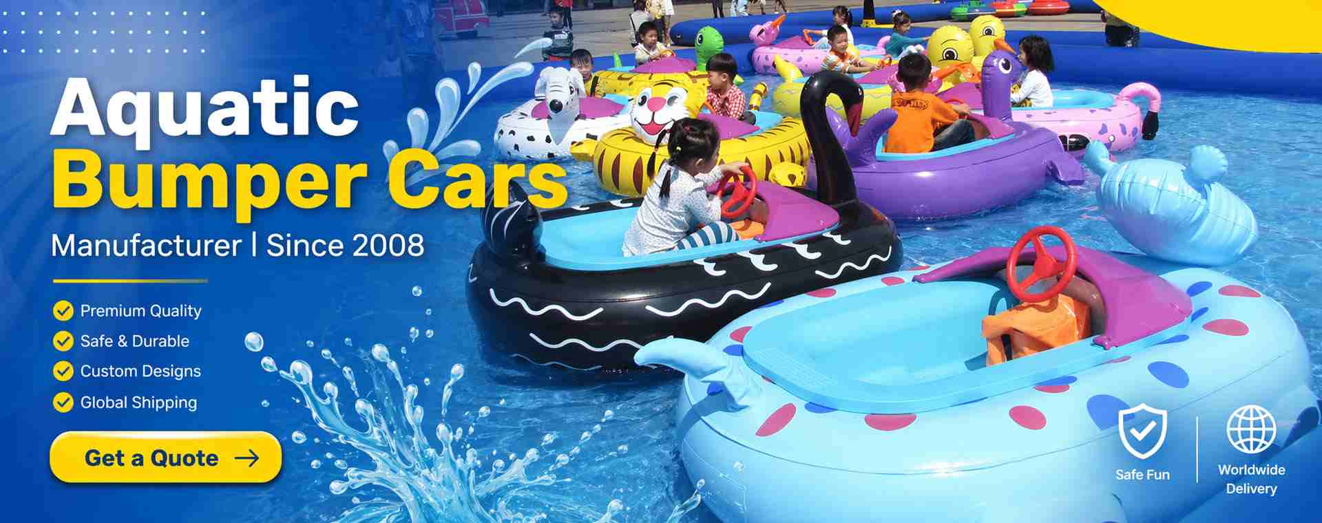 Aquatic Bumper Cars Manufacturer
